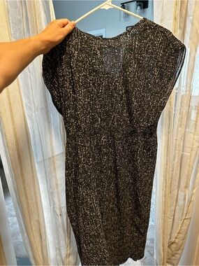 Black and White Maternity Dress